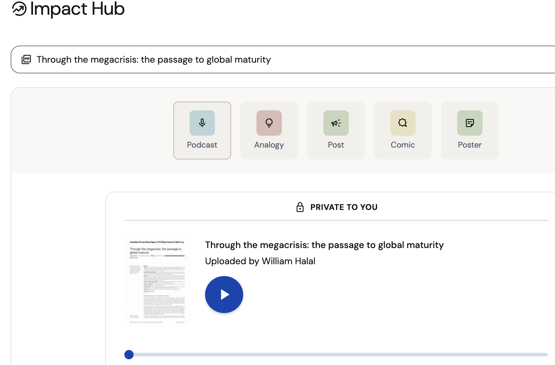 Through the MegaCrisis - podcast Most Popular Paper: Through the MegaCrisis